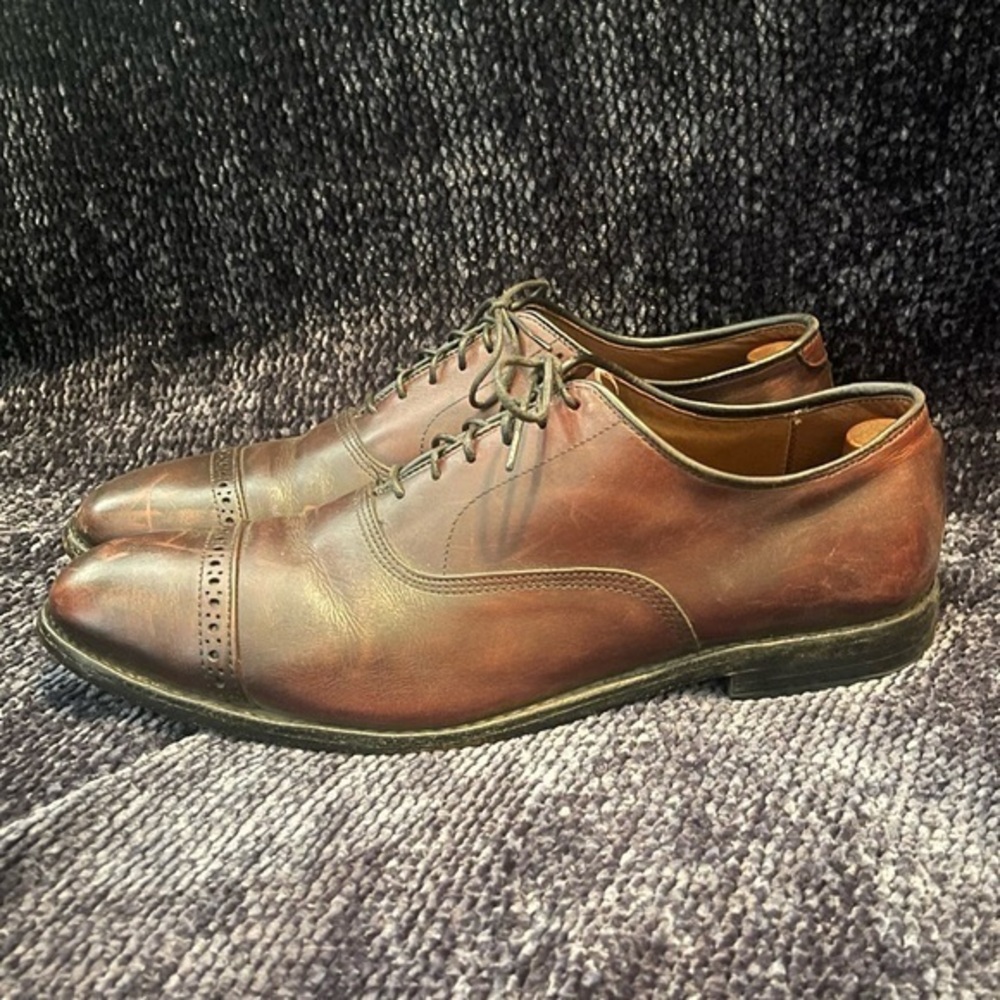 Allen Edmonds Fifth Avenue Merlot captoe oxford